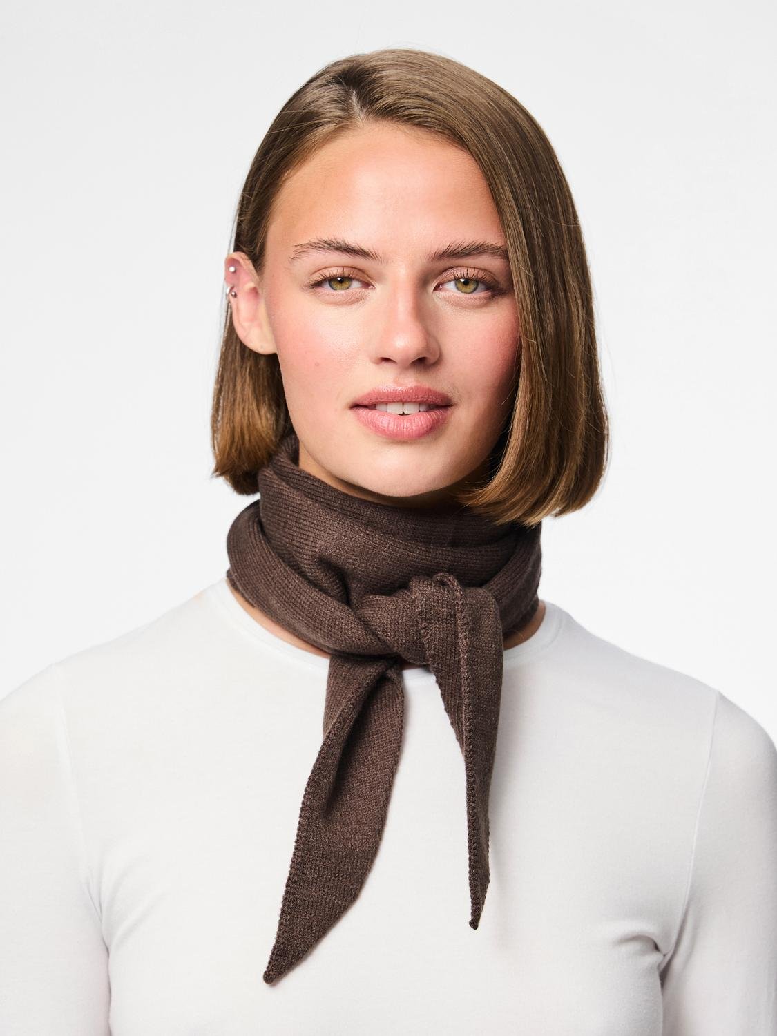 PCKOMMA Scarf - Hot Fudge - VERO MODA & VILA Bergvik